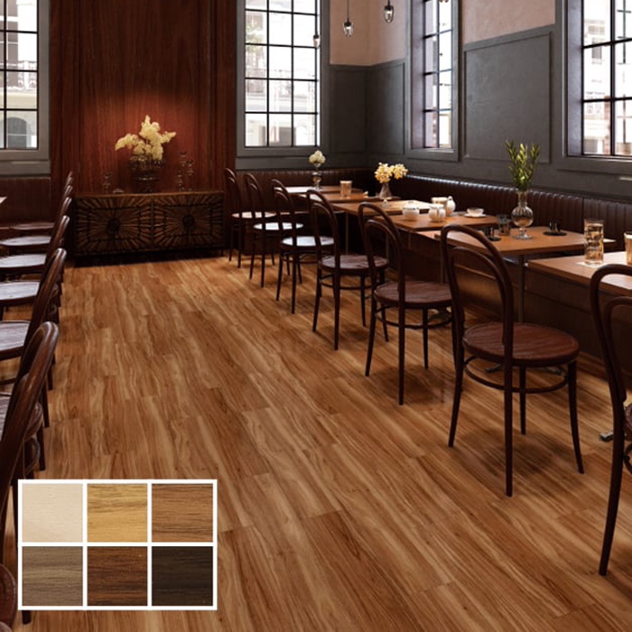 フロアタイル 木目調 サンゲツ ウォルナット WF 152.4×914.4×2.5mm 24