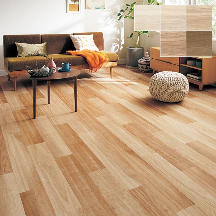 ‼️期間限定値引き中‼️【新品/未使用 】木目調フロアタイル フロアタイル 木目 タジマ WOODLINE NW 150×914.4×3.0mm ノーチェ 22枚