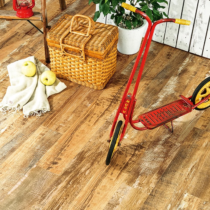 フロアタイル 木目 タジマ WOODLINE NW 150×914.4×3.0mm ランドオーク