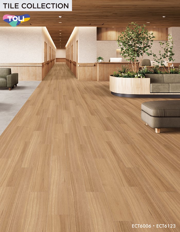 フロアタイル 東リ イークリンNW-EX イタリアンウォールナット 150×900×3mm 20枚入