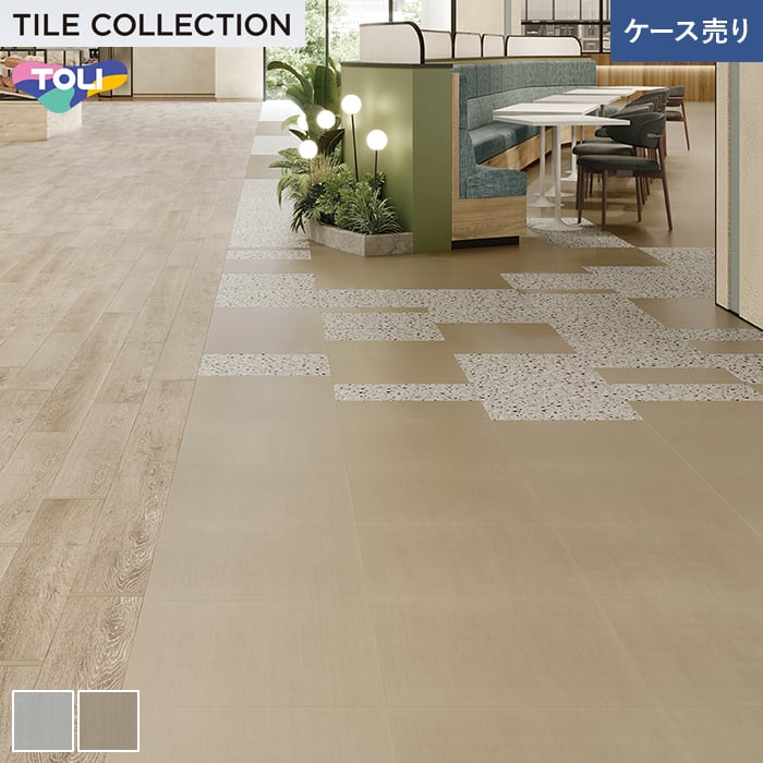 フロアタイル 東リ ロイヤルストーン・モア シルキーメタル 450×450×3mm 14枚入