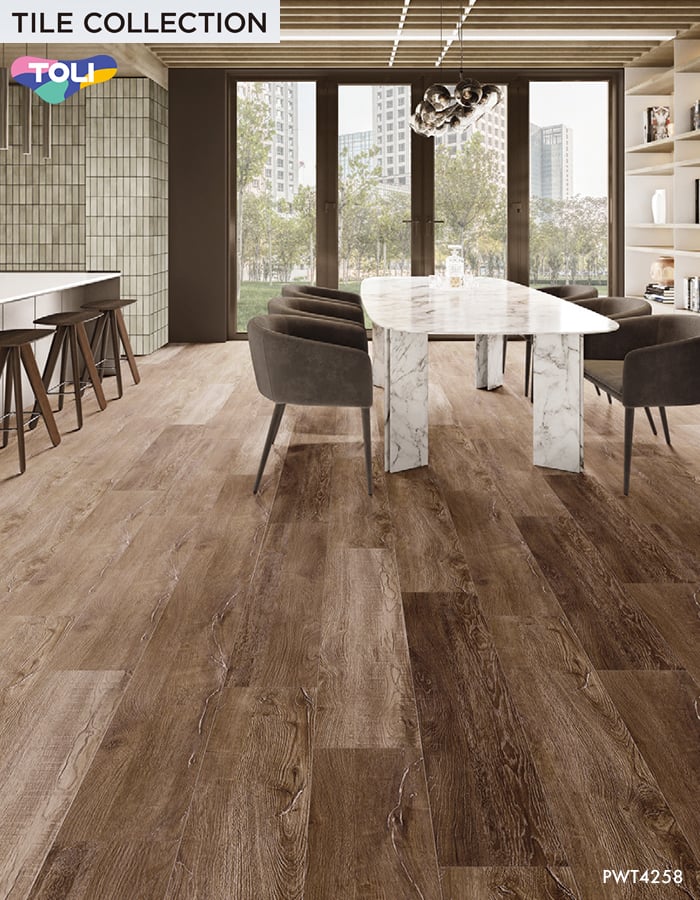 フロアタイル 東リ ロイヤルウッド コテージオーク 180×1260×3mm 12枚入