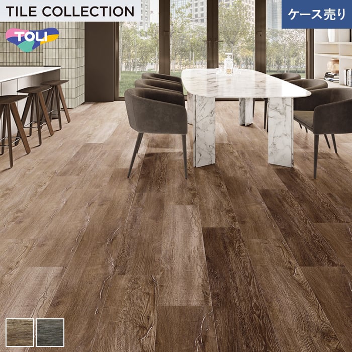 フロアタイル 東リ ロイヤルウッド コテージオーク 180×1260×3mm 12枚入