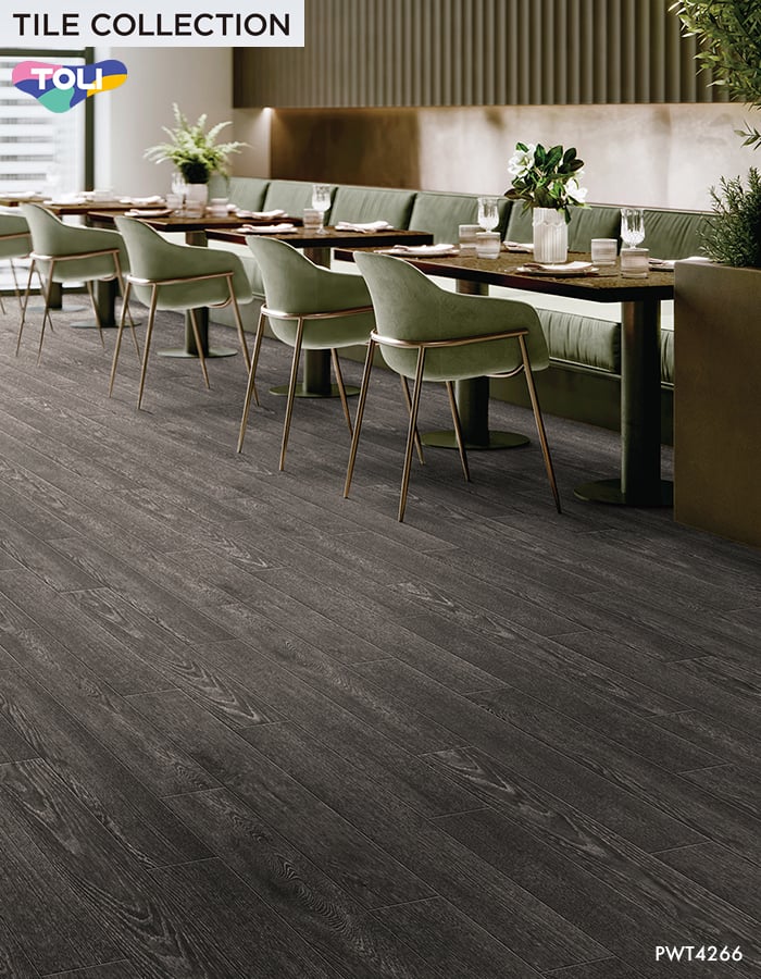 フロアタイル 東リ ロイヤルウッド アイアンソークウッド 150×900×3mm 20枚入