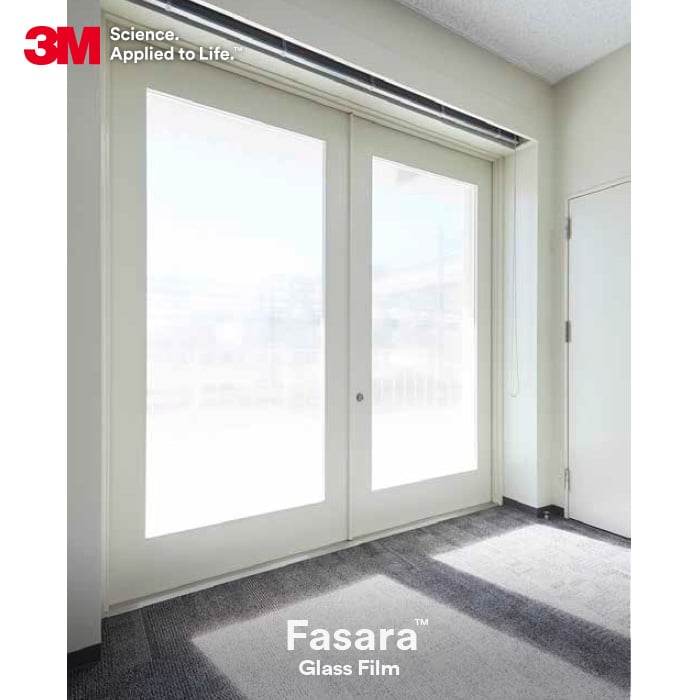 3M ガラスフィルム ファサラ オプティカル/ジオメトリック カットグラスシルバー 1270mm巾