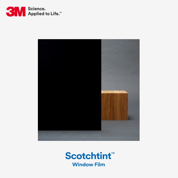 3M ガラスフィルム スコッチティント 外貼り・不透過 フロストブラック