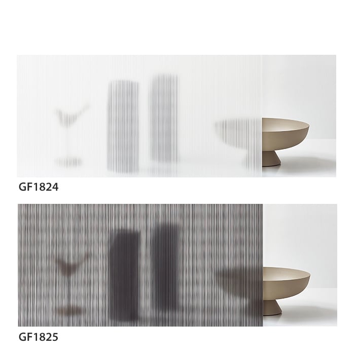サンゲツ ガラスフィルム ストライプ ルノ 125cm巾 GF1824・GF1825 | DIYショップRESTA