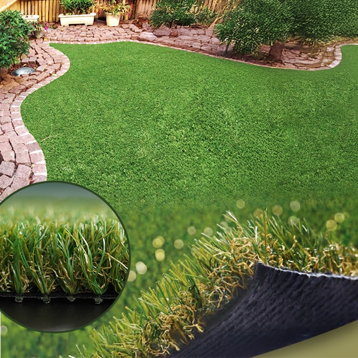 人工芝 ロール ハーモニーターフ ソフト 1m×10m 芝丈28mm 高密度 | DIY