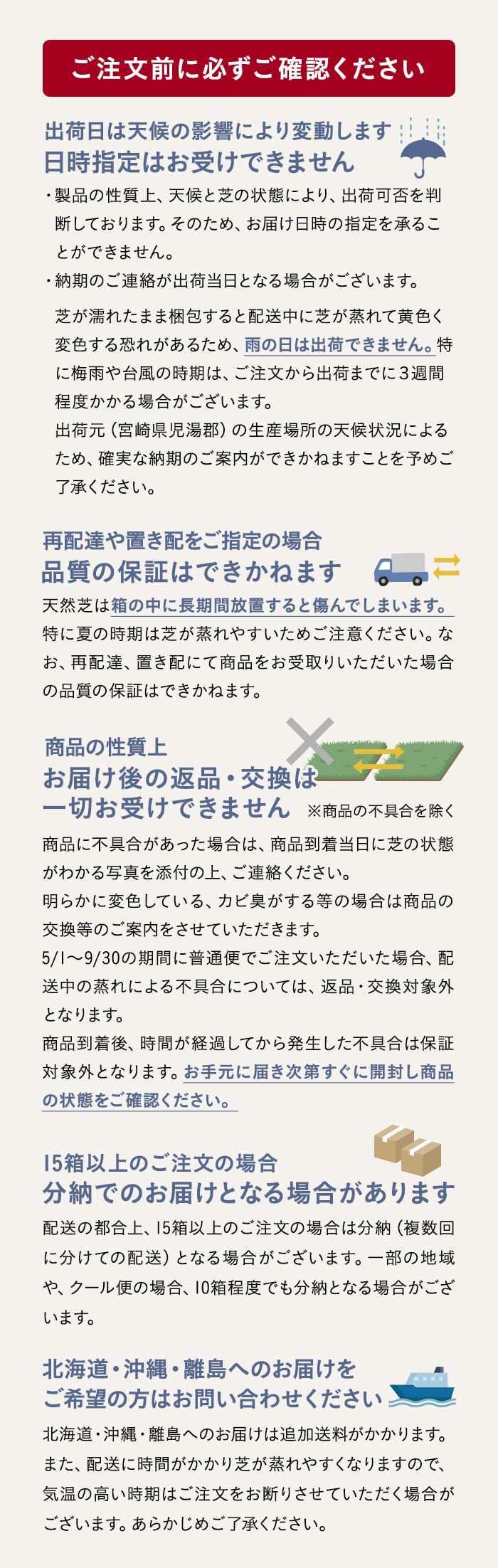 芝生 天然芝 高麗芝 宮崎県産 2束（2平米）入 ソッド