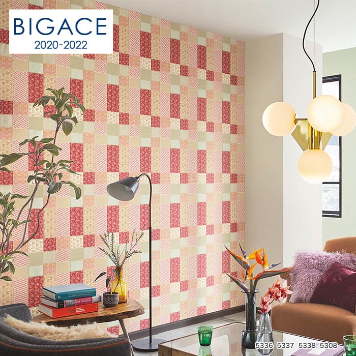 のり付き壁紙 シンコール Bigace モダン レトロ調 Ba5338 Resta のり付き壁紙 シンコール Bigace モダン レトロ調 Ba5338 Resta