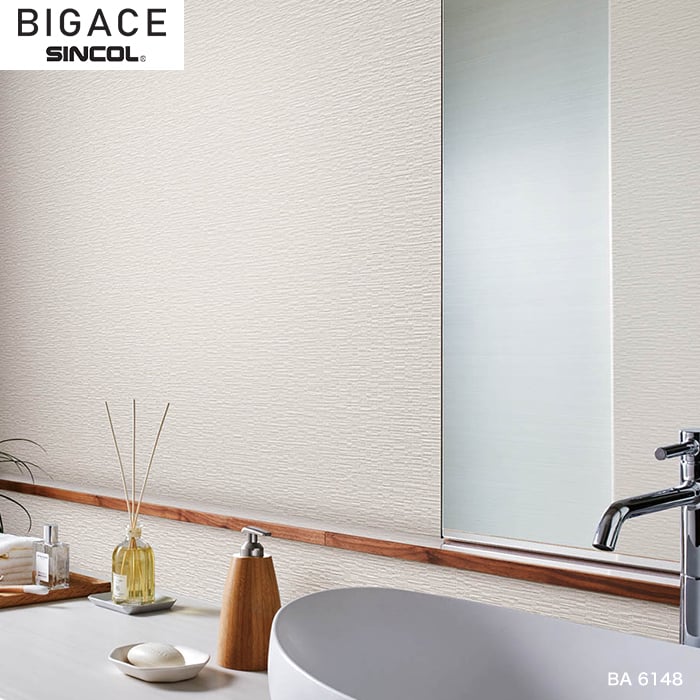 のり付き壁紙】シンコール BIGACE シンプル BA6148 | 生のり付き壁紙の通販 | DIYショップRESTA