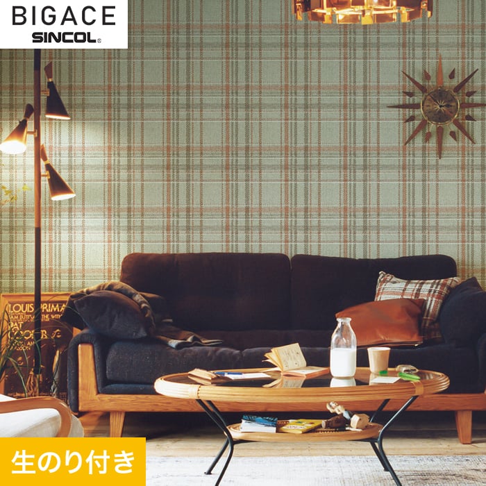 【のり付き壁紙】シンコール BIGACE アクメファニチャー BA6462