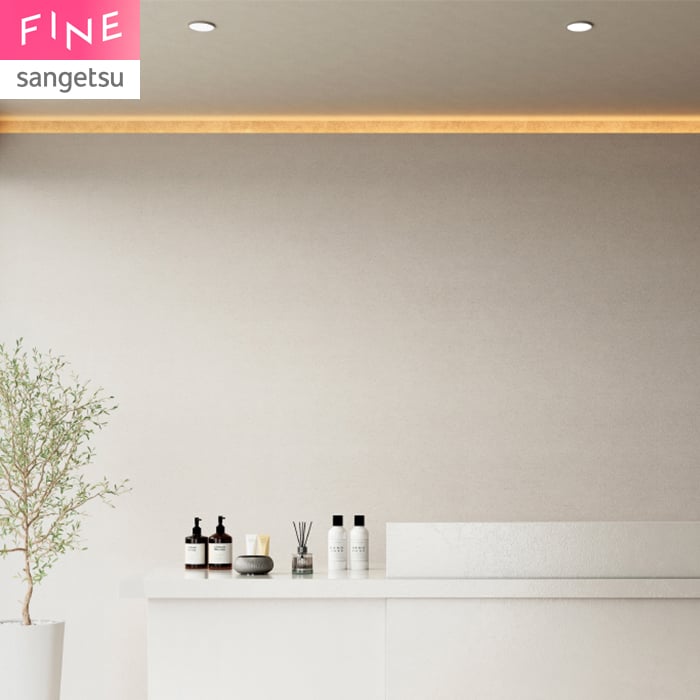 壁紙 のり付き サンゲツ FINE ストーン 巾92.5cm FE78154・FE78155