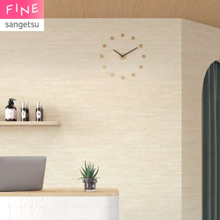 壁紙 のり付き サンゲツ FINE ストーン 巾92cm FE78160・FE78161