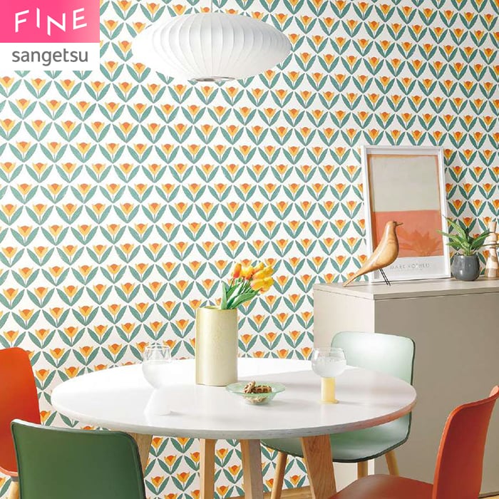 壁紙 のり無し サンゲツ FINE 北欧カジュアル 巾92cm FE78647・FE78648