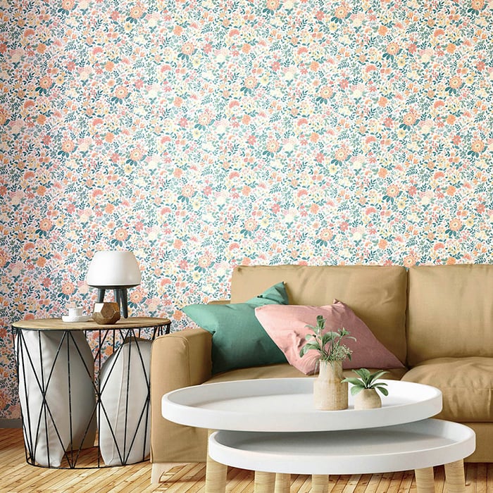 壁紙 のり付き リリカラ ライト パターン 巾92cm LL-6184 | DIY