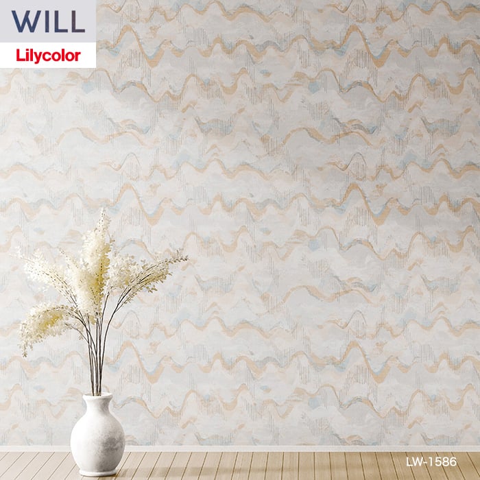 壁紙 のり付き リリカラ WILL パターン 巾92cm LW-1586・LW-1587