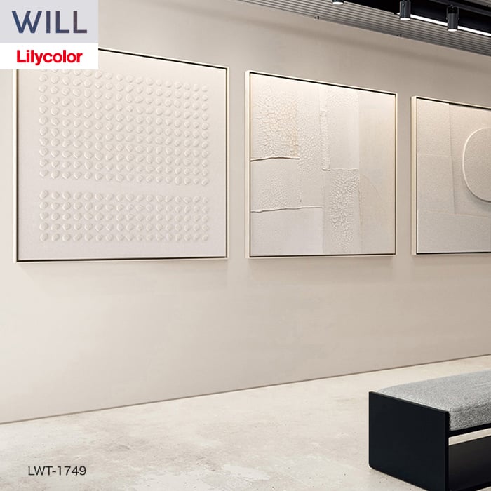 壁紙 のり無し リリカラ WILL 美術館・博物館用 織物壁紙 巾92cm LWT-1748・LWT-1749
