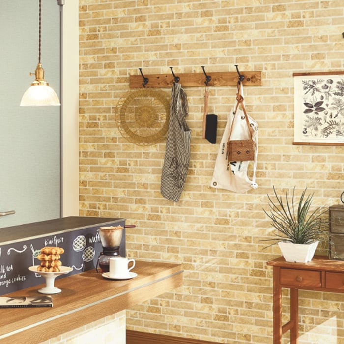 ①専用　透かしレンガ 壁紙 のり無し サンゲツ リザーブ レンガ 巾93cm RE55683 | DIY