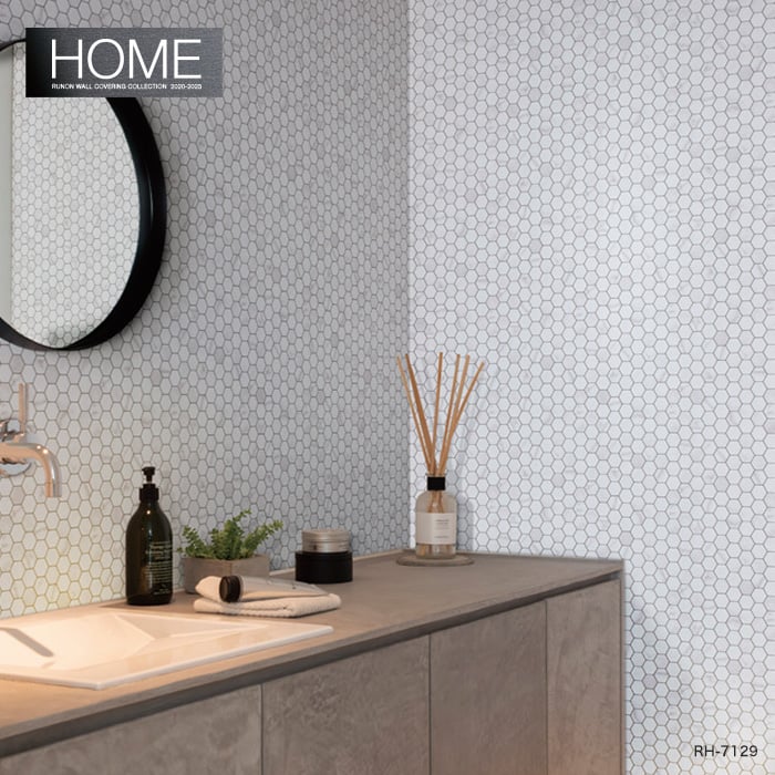 のり無し壁紙 ルノン Home 23 空気を洗う壁紙 水廻り Rh 7129 Resta