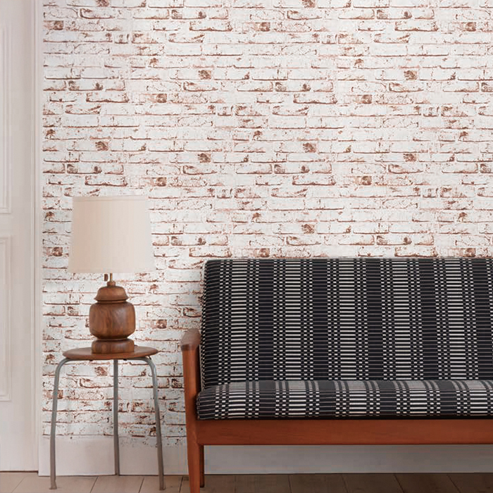 壁紙 のり無し ルノン HOME レンガ 巾92.5cm RH-9243 | DIYショップRESTA