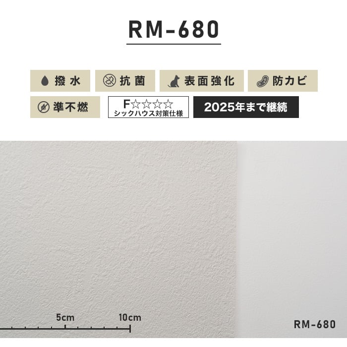 チャレンジセット15ｍ (生のり付きスリット壁紙＋道具) ルノン RM-680