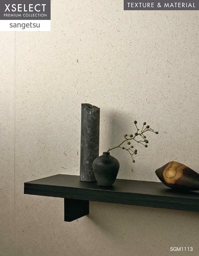 壁紙 のり無し サンゲツ XSELECT WASHI/和紙 機械漉き和紙 巾92cm SGM1113