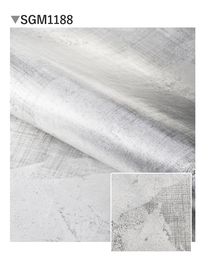 壁紙 のり無し 【1本売】 サンゲツ XSELECT HAKU/箔 手加工品巾 92cm SGM1188・SGM1189