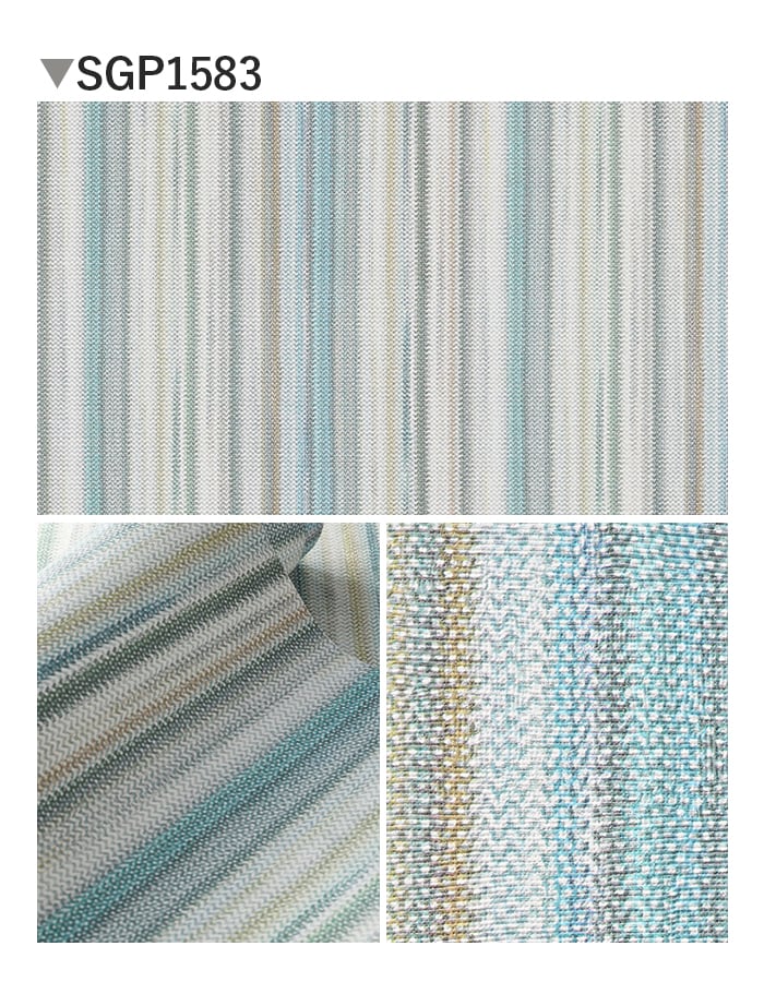 壁紙 のり無し サンゲツ XSELECT MISSONIHOME StripedSunset巾 100cm SGP1583・SGP1584