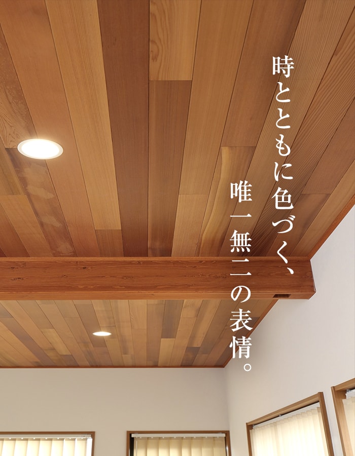 時とともに色づく、唯一無二の表情