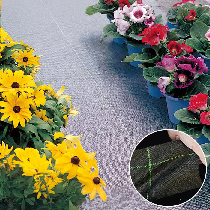 個人宅OK 防草シート 50cm 日本ワイドクロス 防草アグリシート BB1515 0.5m X 100m 黒 ブラック 3本 耐候剤入 農業資材 メガソーラー 太陽光発電 防草アグリシート | 商品紹介 | タキイ農業資材オンライン