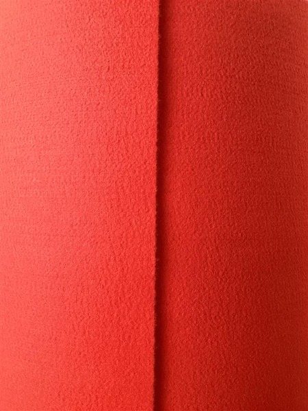 【訳あり】 毛氈風フェルト 182cm幅×30m巻 厚み3.5mm 朱赤