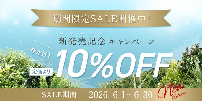 新発売記念キャンペーン 期間限定SALE開催中！