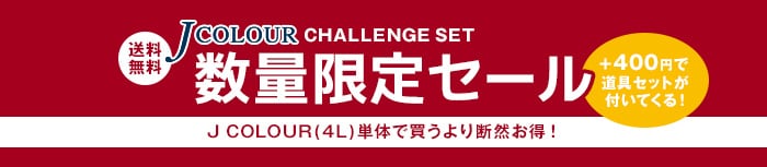 壁紙にも塗れる J COLOUR お得な大容量の4Lサイズのペイントチャレンジセット