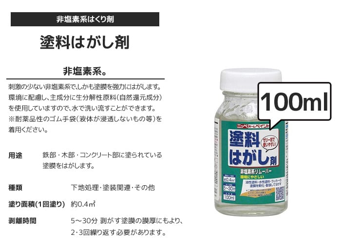 塗料はがし剤 100ml