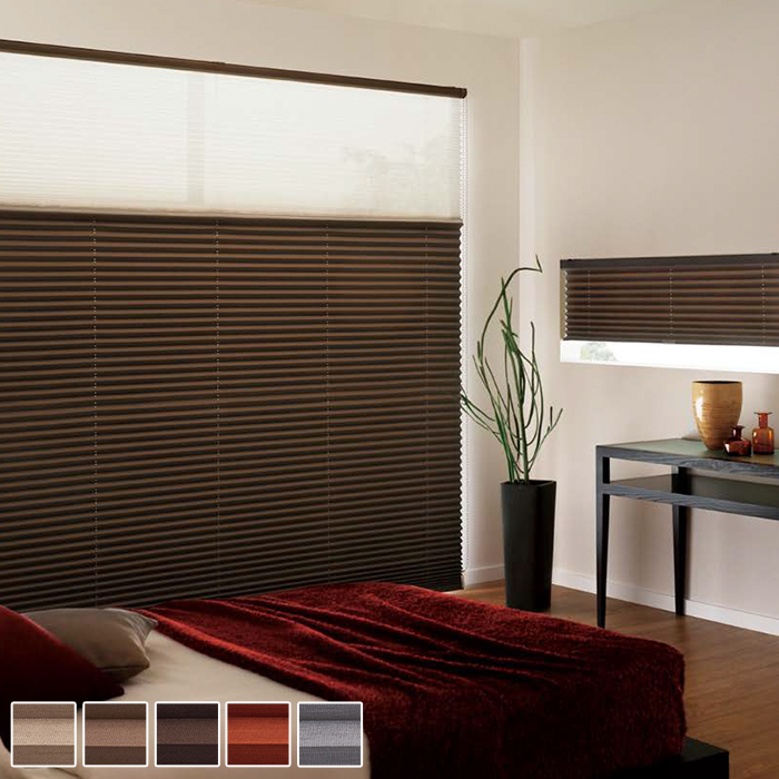 紫陽花⬜︎ プリーツスクリーン　タチカワ　ペレル　1台 プリーツスクリーン 制電 タチカワブラインド ペルレ25 ミズホ