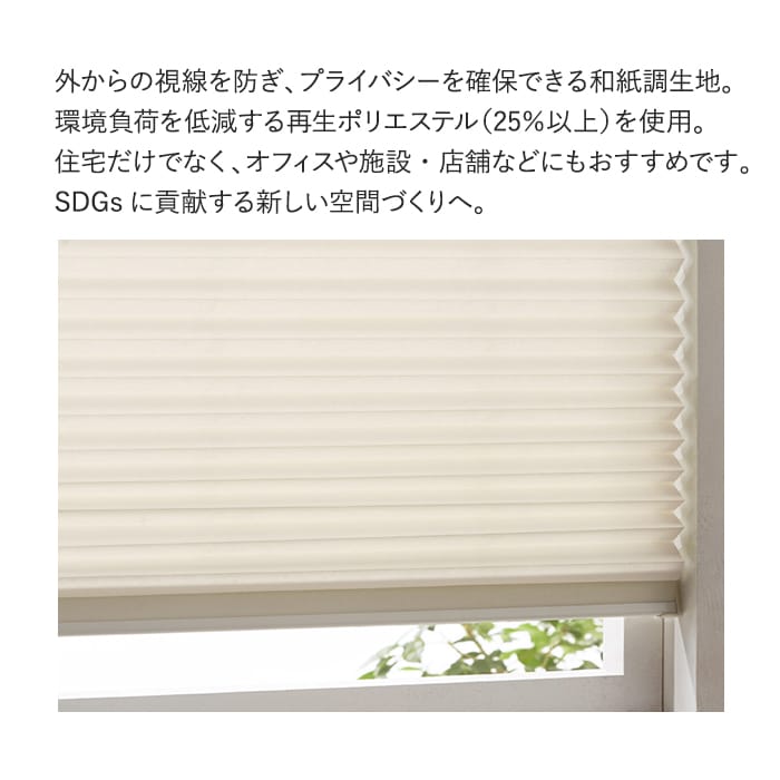 プリーツスクリーン 制電 タチカワブラインド フィーユ ハツホ シングル