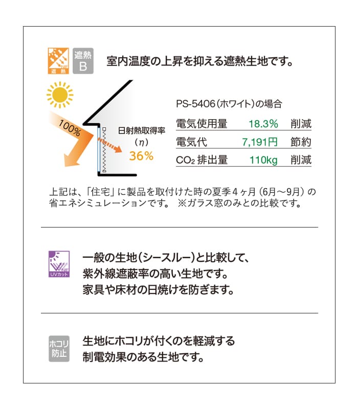 プリーツスクリーン 遮熱 制電 タチカワブラインド ペルレ ノータ遮熱 シングル