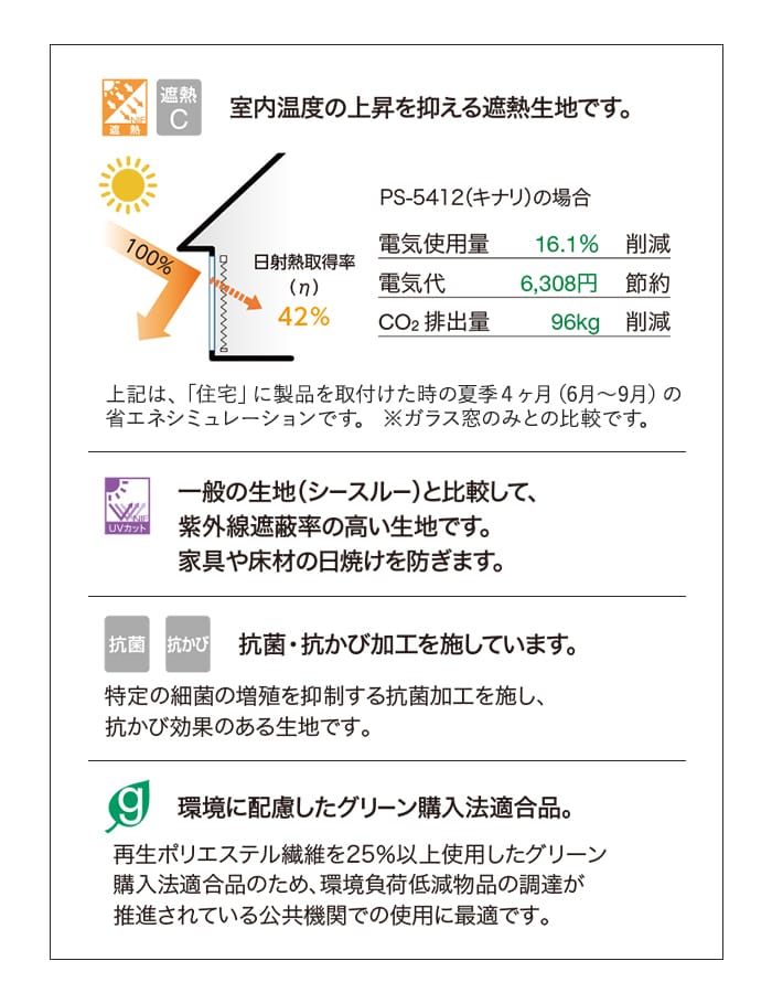 プリーツスクリーン 遮熱 制電 タチカワブラインド ペルレ ソルベ遮熱 シングル