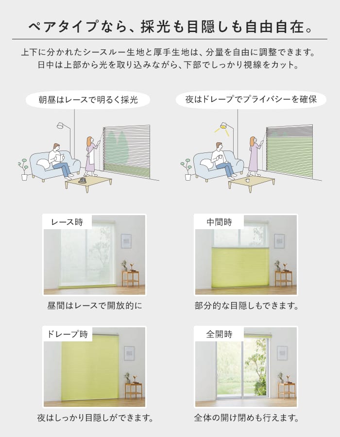 ペアタイプの特長