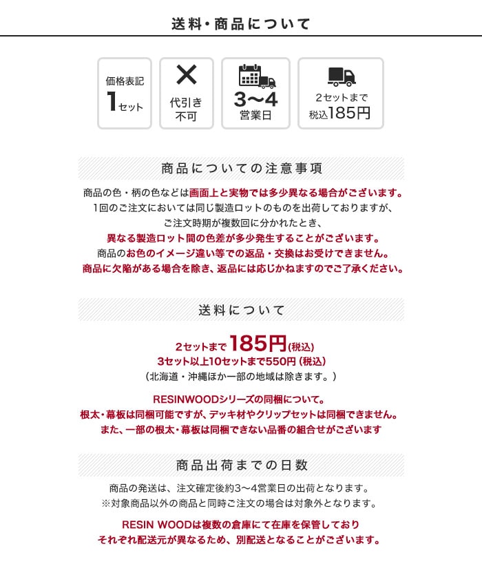 送料・商品について