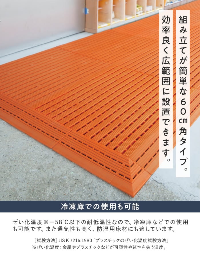 【法人・個人事業主様専用】テラモト エコジョイントスノコ 600×600 1枚