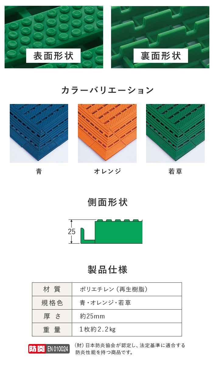 【法人・個人事業主様専用】テラモト エコジョイントスノコ 600×600 6枚セット