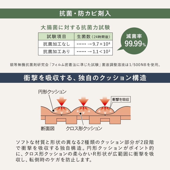 【法人・個人事業主様専用】テラモト 抗菌フミンゴ(屋内用) 300×300 1枚
