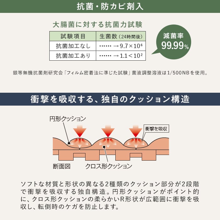 【法人・個人事業主様専用】テラモト 抗菌フミンゴ(屋内用) 300×300 40枚セット