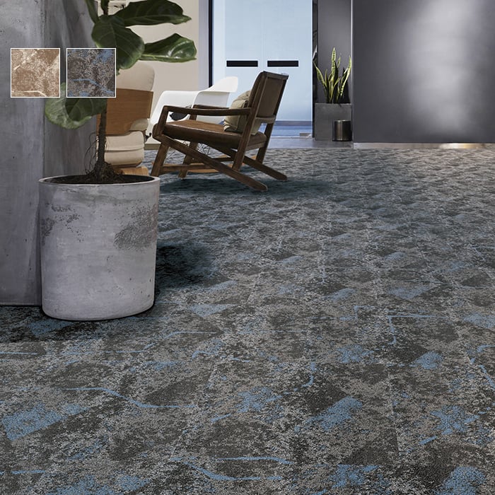 タイルカーペット 川島織物セルコン ナスカレザー 500×500mm 全厚9.5mm