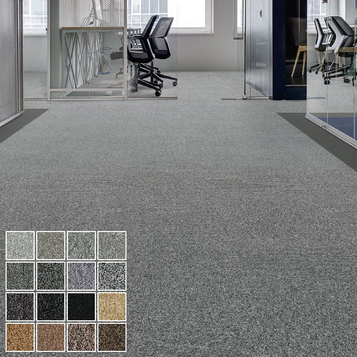 国産　３２枚セット　東リ　タイルカーペット　GAシリーズ　50×50㎝　グレー系 タイルカーペット 50×50 東リ GA-100 グレー・ブラック系 4枚単位