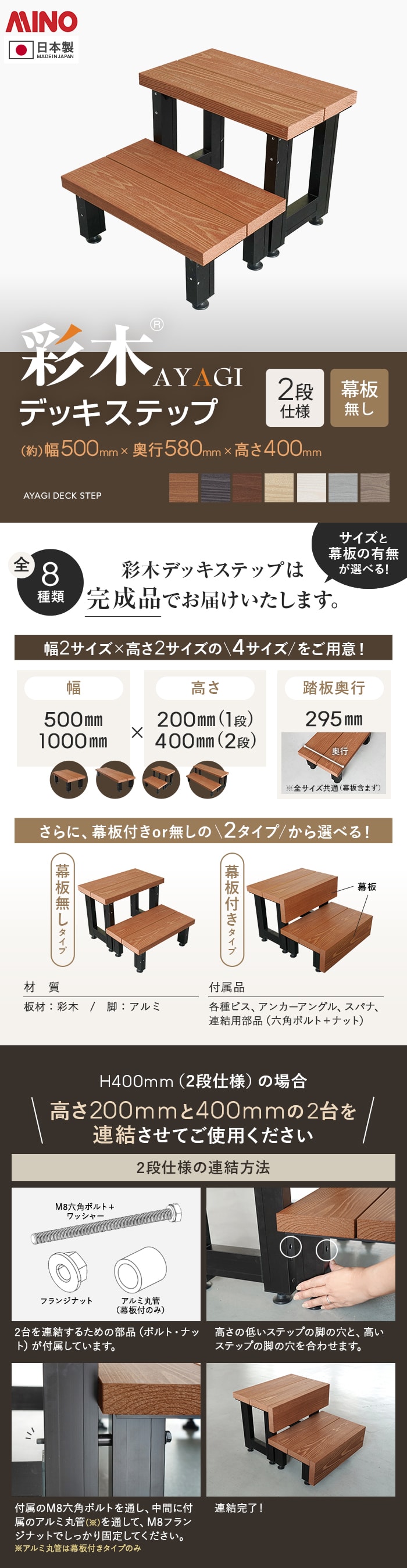彩木AYAGI デッキステップ