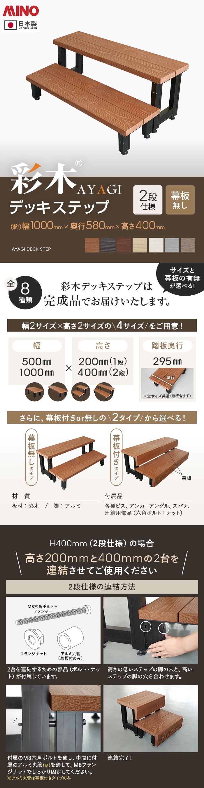 彩木AYAGI デッキステップ