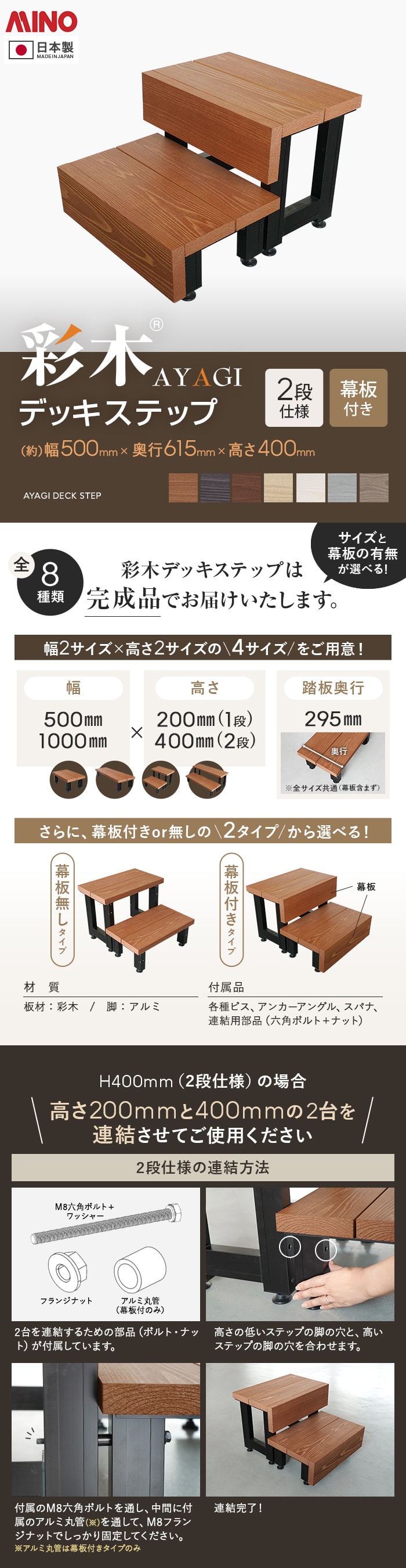 彩木AYAGI デッキステップ